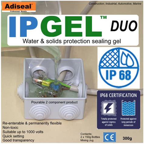 electrical junction box sealant|junction box gel.